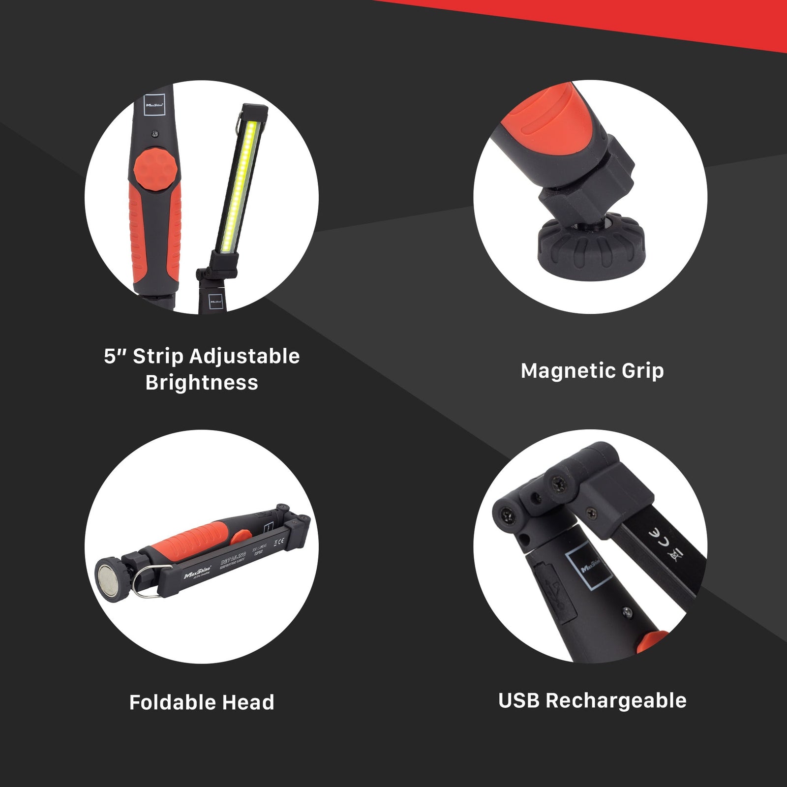 Maxshine Foldable Paint Inspection Light/Swirl Finder-Detailing Lights-Maxshine-Detailing Shed