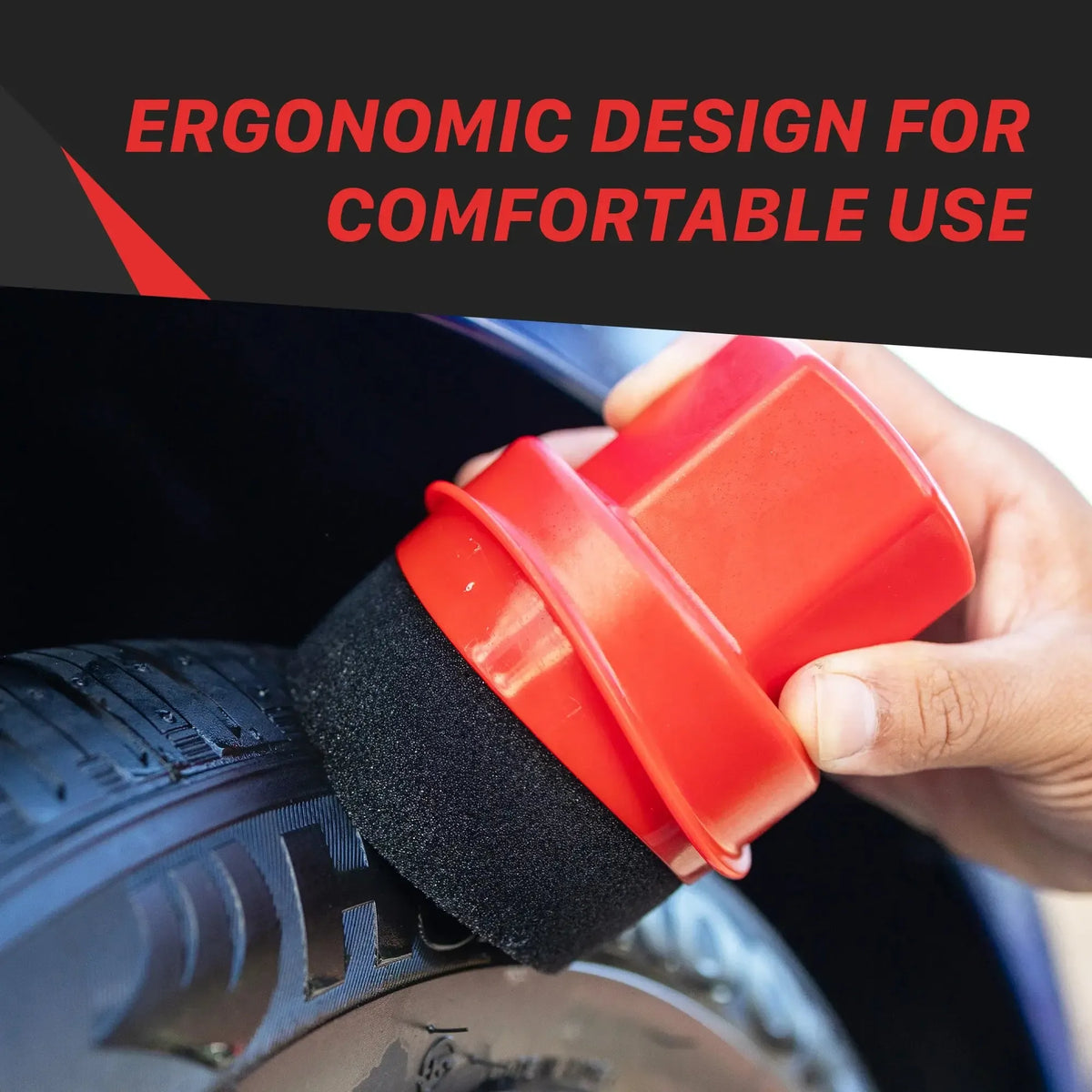 Maxshine Tire Shine Applicator | Dressing Applicator with Cover-Tyre Applicator-Maxshine-Detailing Shed