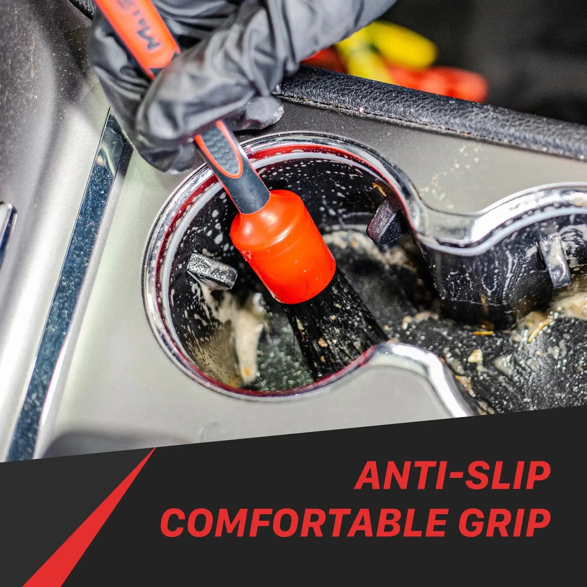 Maxshine Detailing Brush – Black Red Classic-Detailing Brush-Maxshine-Small 10-Detailing Shed