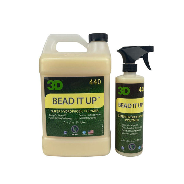 3D Bead It Up (473ml/3.78L)-Vehicle Waxes, Polishes & Protectants-3D Car Care-Detailing Shed