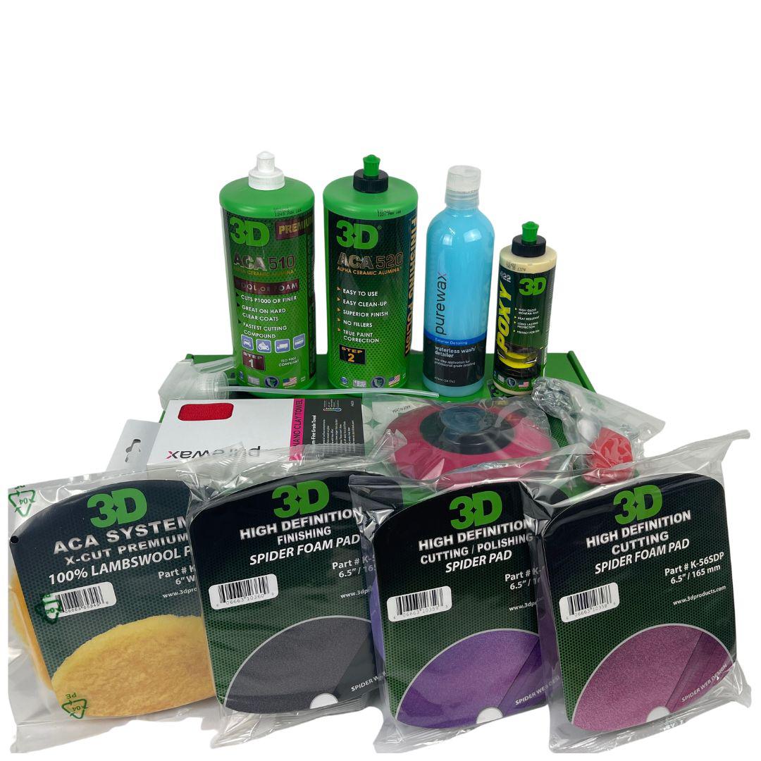 3D Bodyshop Starter Kit-Vehicle Waxes, Polishes & Protectants-3D Car Care-Detailing Shed