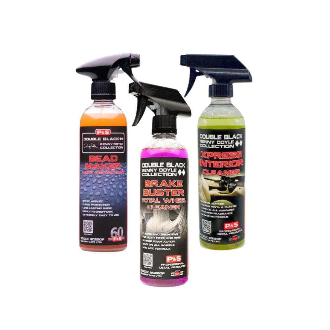 P&S Trio Bundle - Bead Maker, Brake Buster & Xpress Interior Cleaner-Wash and Dry Bundle-P&S Detail Products-473ml Kit-Detailing Shed