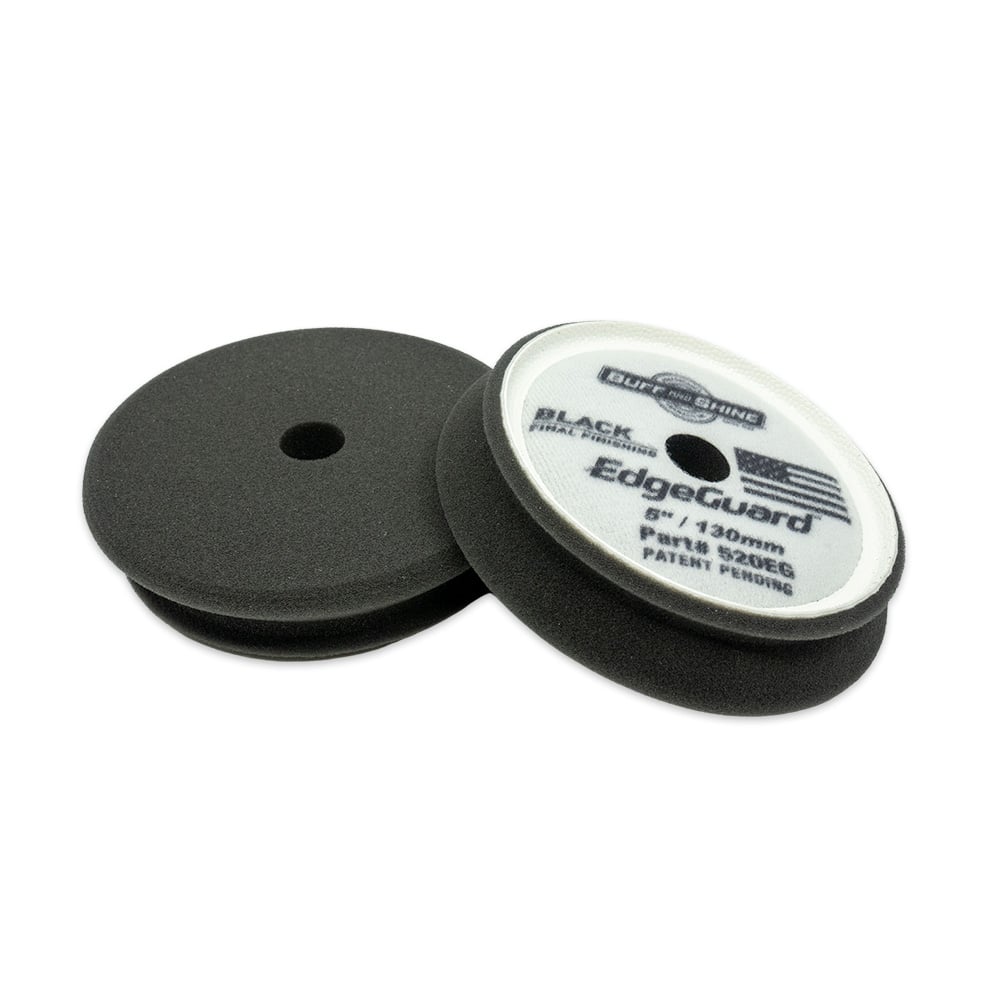 Buff and Shine EdgeGuard Black Microfiber Finishing Pad (3/5/6Inch)-POLISHING PAD-Buff and Shine-Detailing Shed