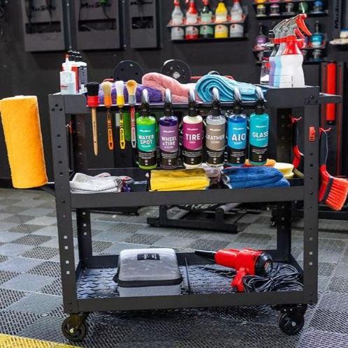 Maxshine NEW Premium Steel Detailing Rolling Trolley II-Detailing Cart-Maxshine-Detailing Shed