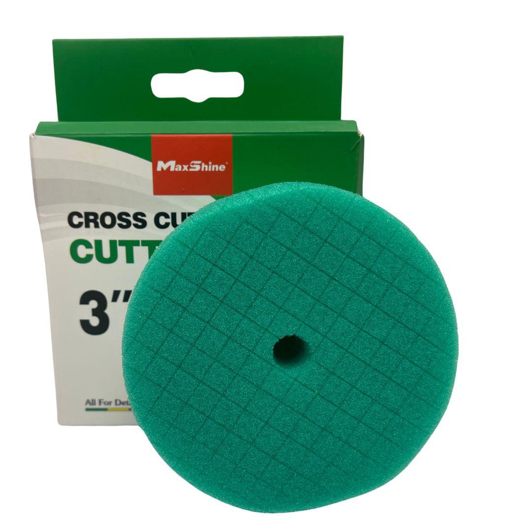 Maxshine Cross Cut Foam Pad - Green Cutting -3 inch-Polishing Pads-Maxshine-3 Inch-Detailing Shed