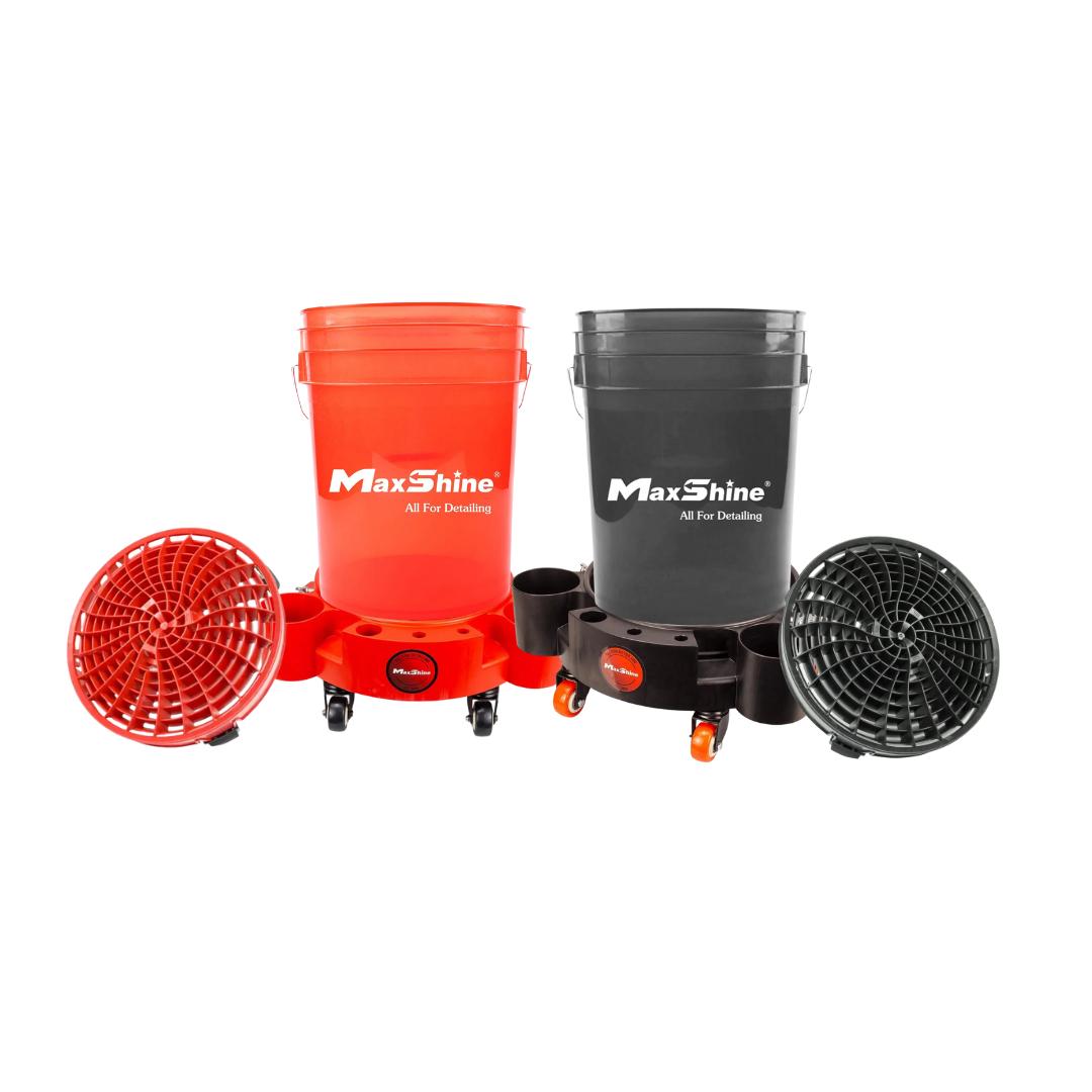 Maxshine Wash Bucket Bundle-Wash Bucket Bundle-Maxshine-20L-Detail Guardz Dirt Lock-Detailing Shed