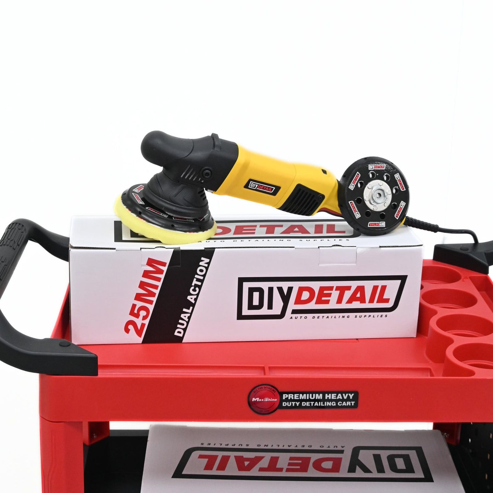 DIY Detail Pro Dual Action Corded Polishing Machine 240V-Dual Action Polisher-DIY Detail-25mm-Detailing Shed