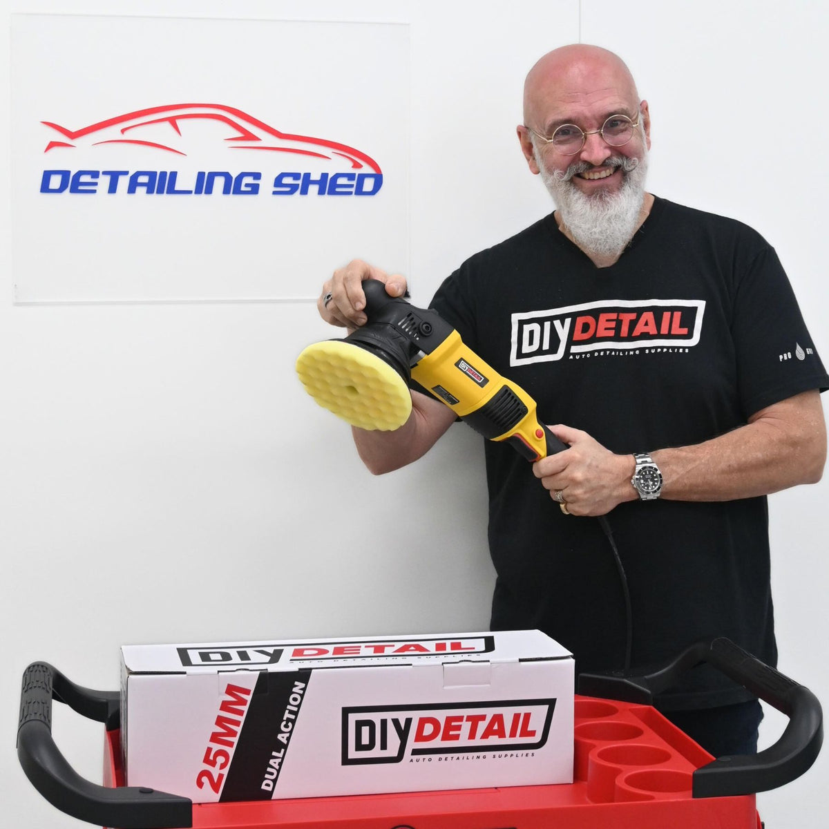 DIY Detail Pro Dual Action Corded Polishing Machine 240V-Dual Action Polisher-DIY Detail-Detailing Shed