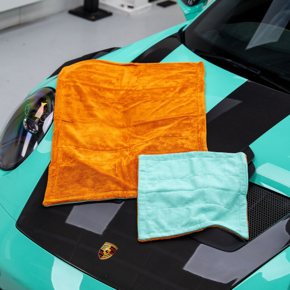 Maxshine Twisted Loop & Waffle Weave Multi-Cleaning Towel 1000GSM
