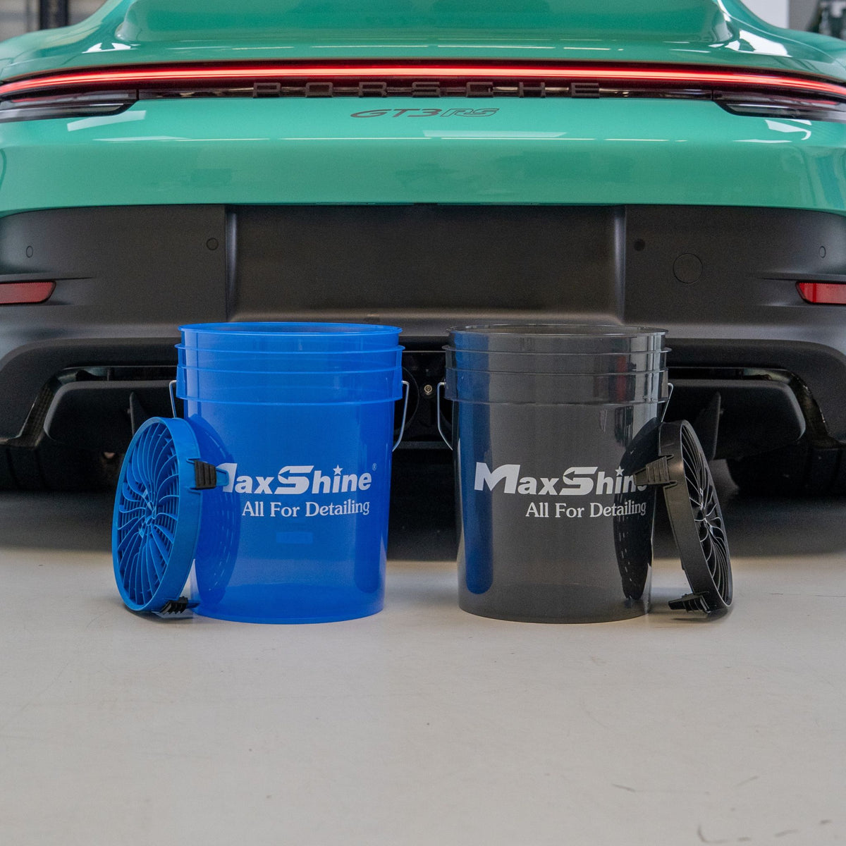 Maxshine Two Bucket Wash Kit 20L with Detail Guardz Dirt Lock