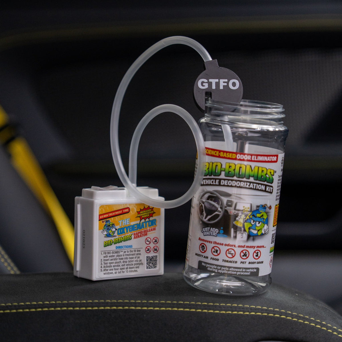 Bio-Bombs VDK + Oxygenator Aerator Combo (Car Odour Removal)