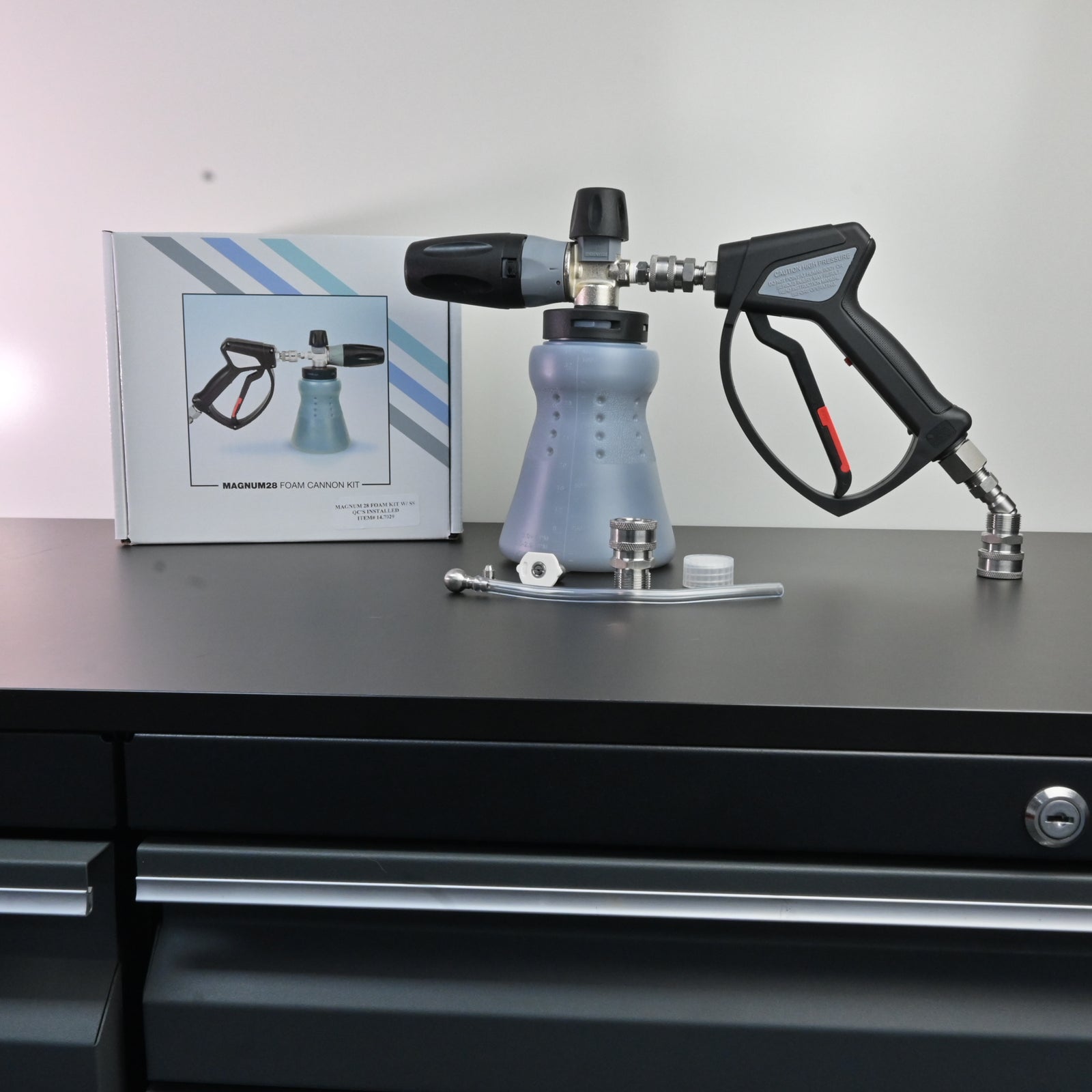 MTM HYDRO SPRAY GUN & FOAM CANNON PRO KIT QC Wide mouth connection-Pressure Washer Spray Gun-MTM Hydro-QC Fitting Kranzle Fitting-3.0 40°-Yes-Detailing Shed