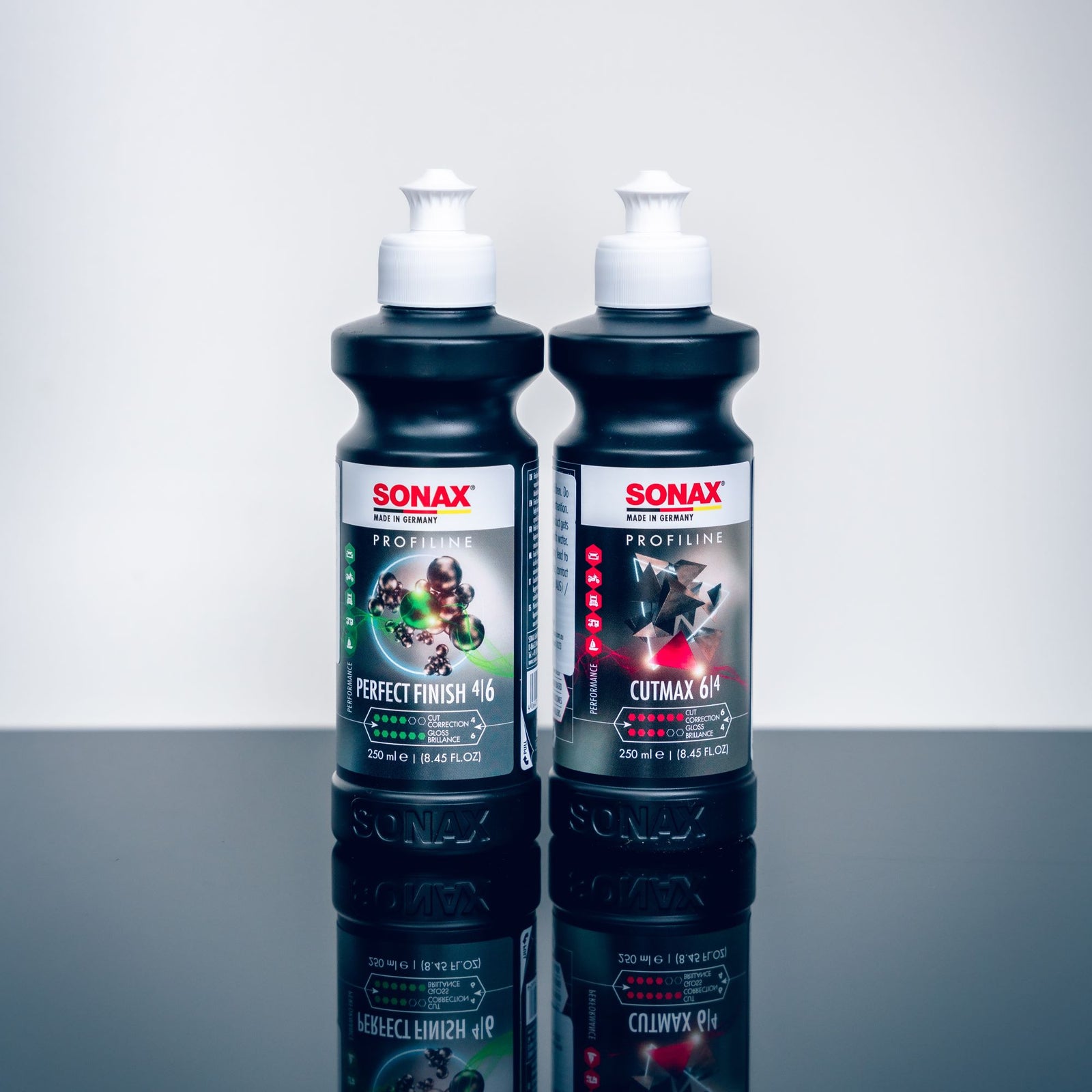 Sonax Perfect Finish and Cutmax Kit | Cutting Compound and Polish-Cutting Compound-SONAX-250ml Kit-Detailing Shed