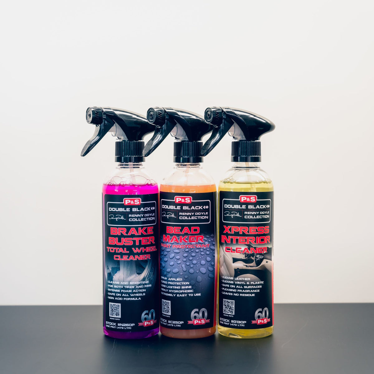 P&amp;S Trio Bundle - Bead Maker, Brake Buster &amp; Xpress Interior Cleaner-Wash and Dry Bundle-P&amp;S Detail Products-473ml Kit-Detailing Shed