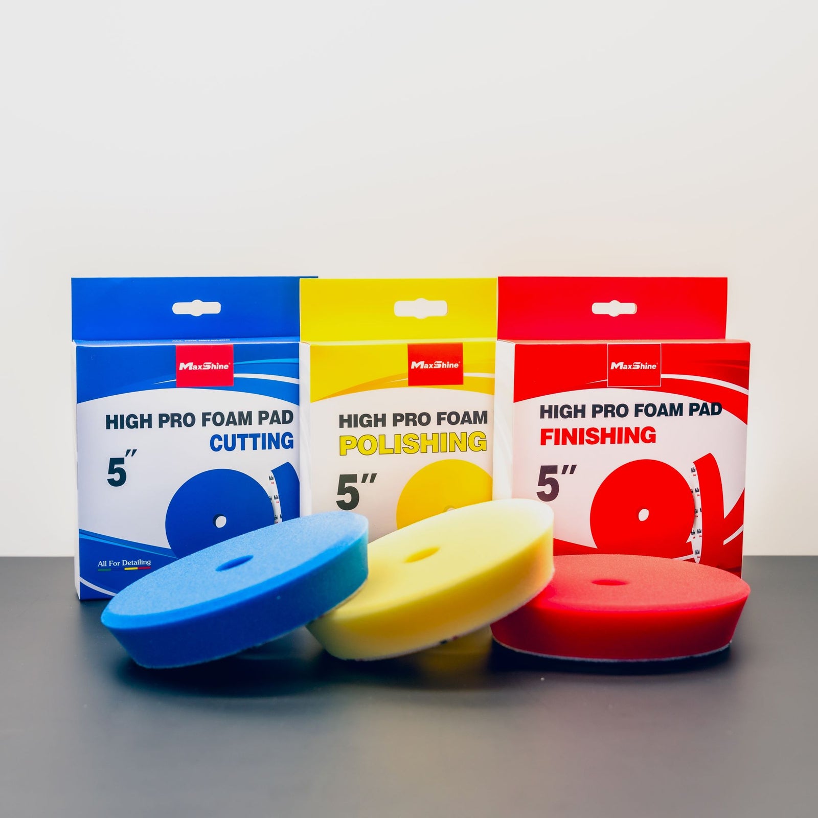 Maxshine High Pro Polishing Pads Kit-Polishing Pad Bundle-Maxshine-Detailing Shed