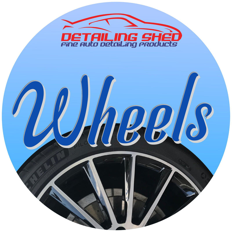 DS Car Bucket Labels 17cm (Wash/Rinse/Wheels)-Wash Buckets-Detailing Shed-Wheels-Detailing Shed