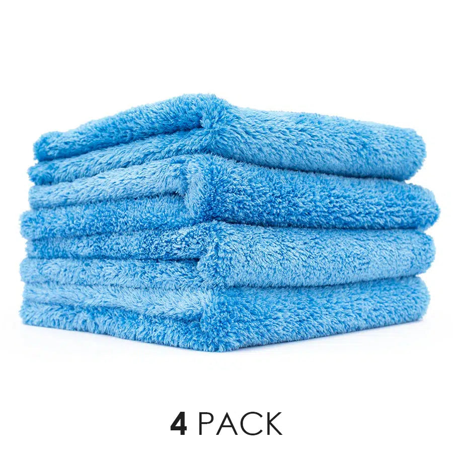 10B The Rag Company Eagle Edgeless 500 40cm X 40cm Microfiber Towel-MicroFibre-The Rag Company-40cm X 40cm - 4x Pack-Blue-Detailing Shed