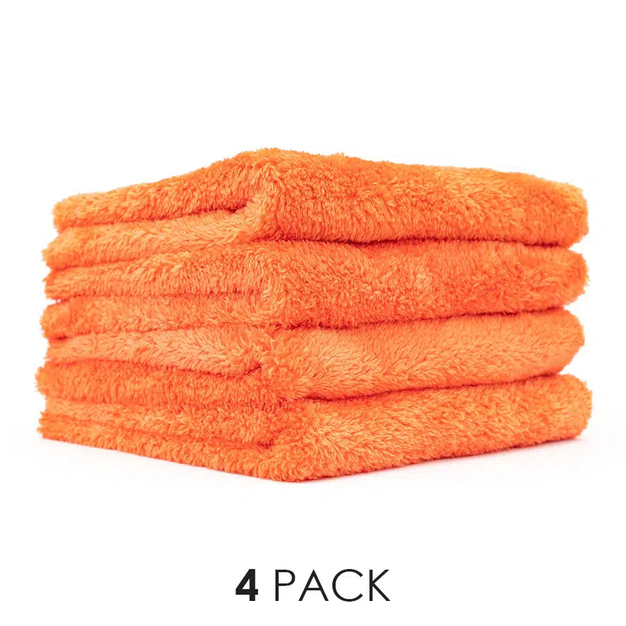 10B The Rag Company Eagle Edgeless 500 40cm X 40cm Microfiber Towel-MicroFibre-The Rag Company-40cm X 40cm - 4x Pack-Orange-Detailing Shed