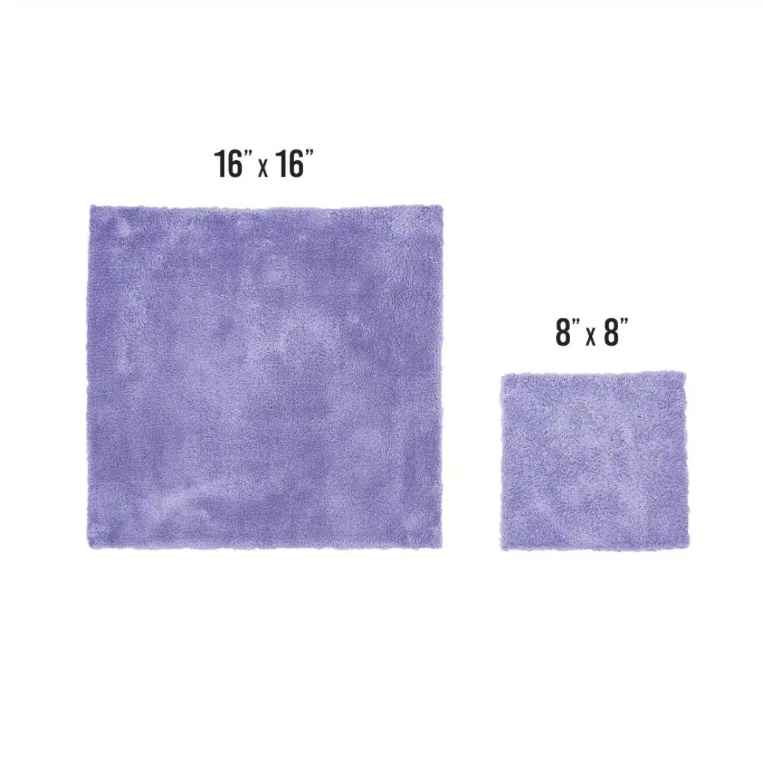 The Rag Company - Eaglet 350 Ultra Plush Microfibre Towel (10 pack)-The Rag Company-10-Pack (20cm X 20cm)-Lavender-Detailing Shed