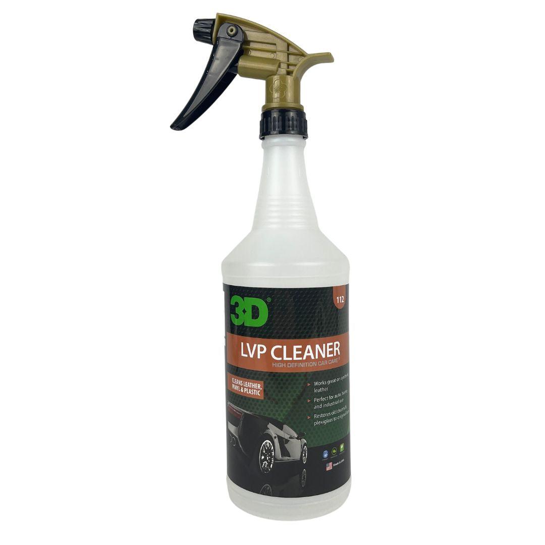 3D Empty 946ml Spray Bottle with Trigger-Spray Bottles-3D Car Care-946ml with Spray Trigger-LVP Cleaner Label-Detailing Shed