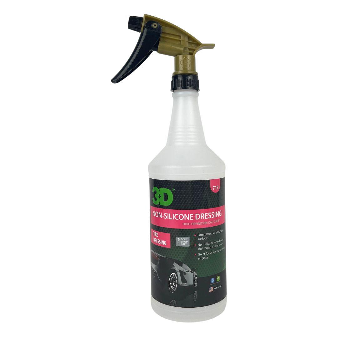 3D Empty 946ml Spray Bottle with Trigger-Spray Bottles-3D Car Care-946ml with Spray Trigger-Non Silicone Dressing Label-Detailing Shed