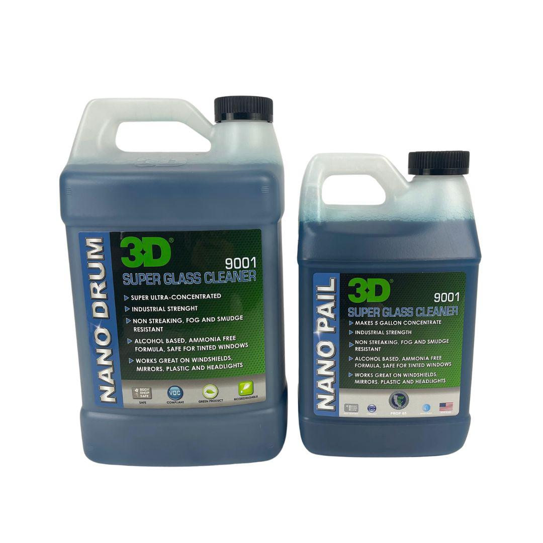 3D Super Glass Cleaner concentrated 50:1 (1.89L/3.78L)-Vehicle Waxes, Polishes &amp; Protectants-3D Car Care-Detailing Shed