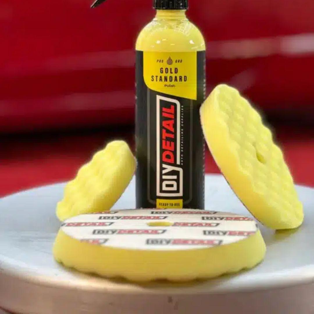 DIY Detail Gold Standard Waffle Pad-Polishing Pad-DIY Detail-3.5 Inch-Detailing Shed