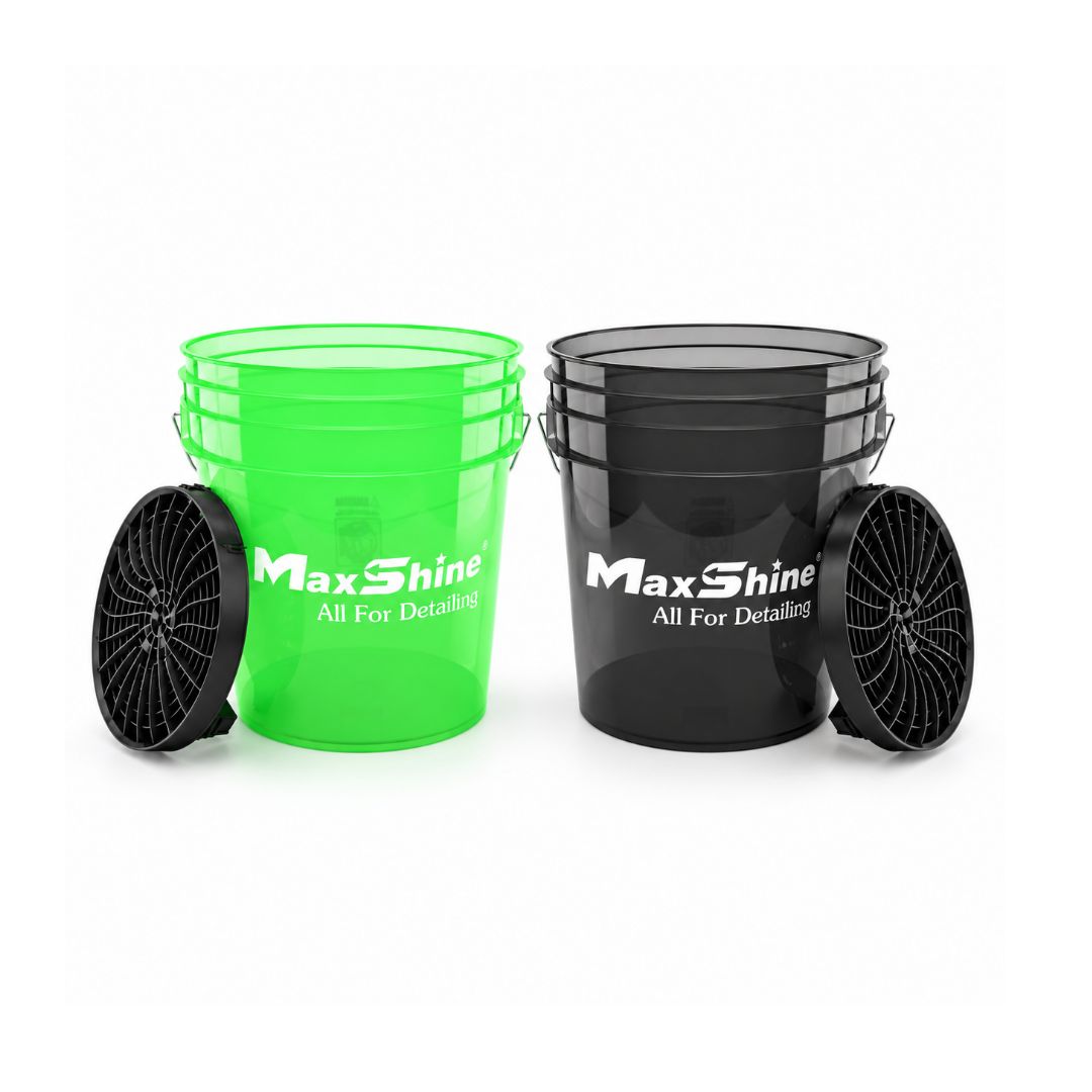 Maxshine Two Bucket Wash Kit 20L with Detail Guardz Dirt Lock