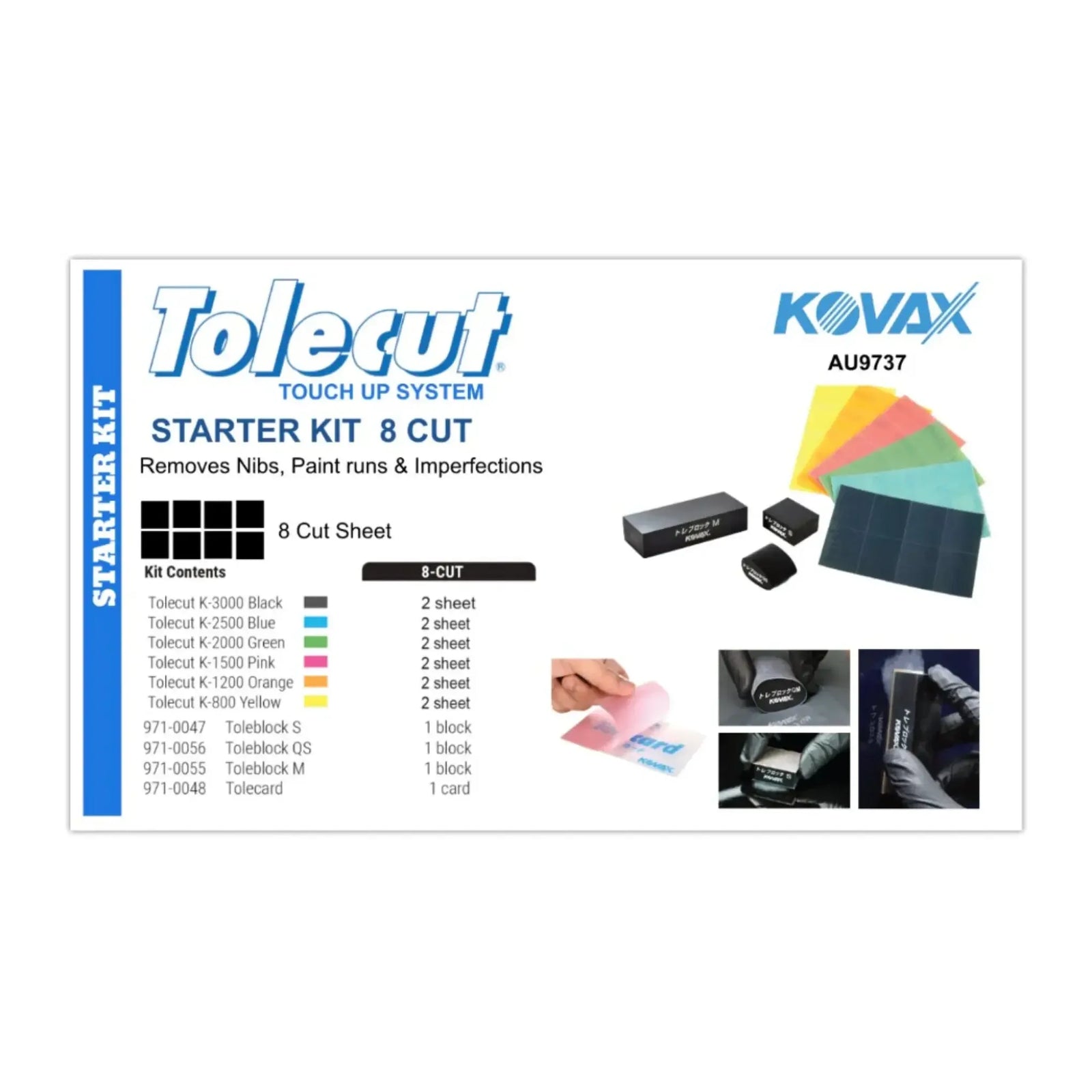 Kovax Tolecut Touch-up Starter Kit-Kovax-Detailing Shed