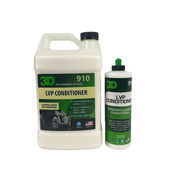 3D LVP Conditioner leather, vinyl, and plastic (473ml/3.78L)-Vehicle Waxes, Polishes & Protectants-3D Car Care-Detailing Shed