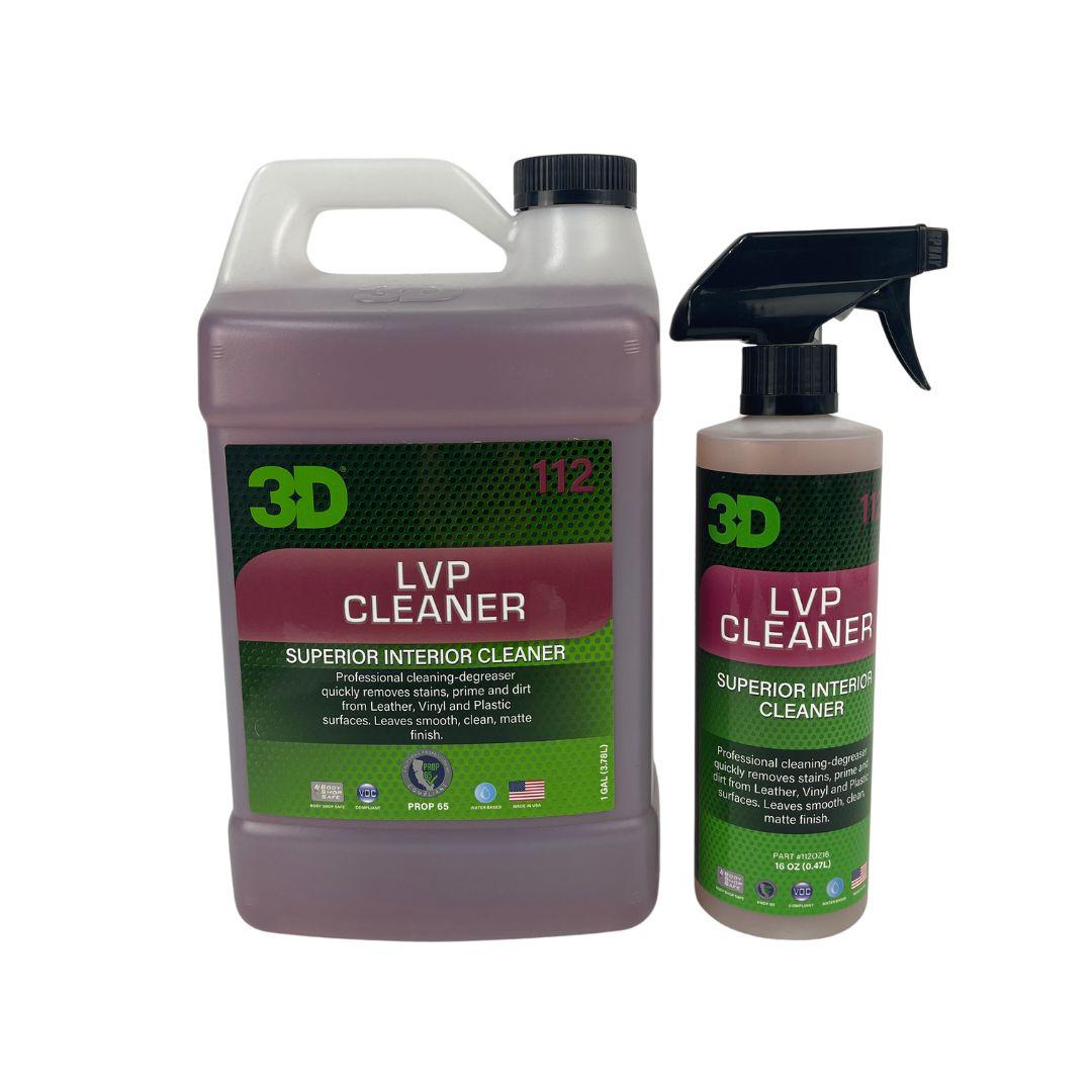 3D LVP Leather, Vinyl &amp; Plastic Cleaner (473ml/3.78L)-Vehicle Waxes, Polishes &amp; Protectants-3D Car Care-Detailing Shed