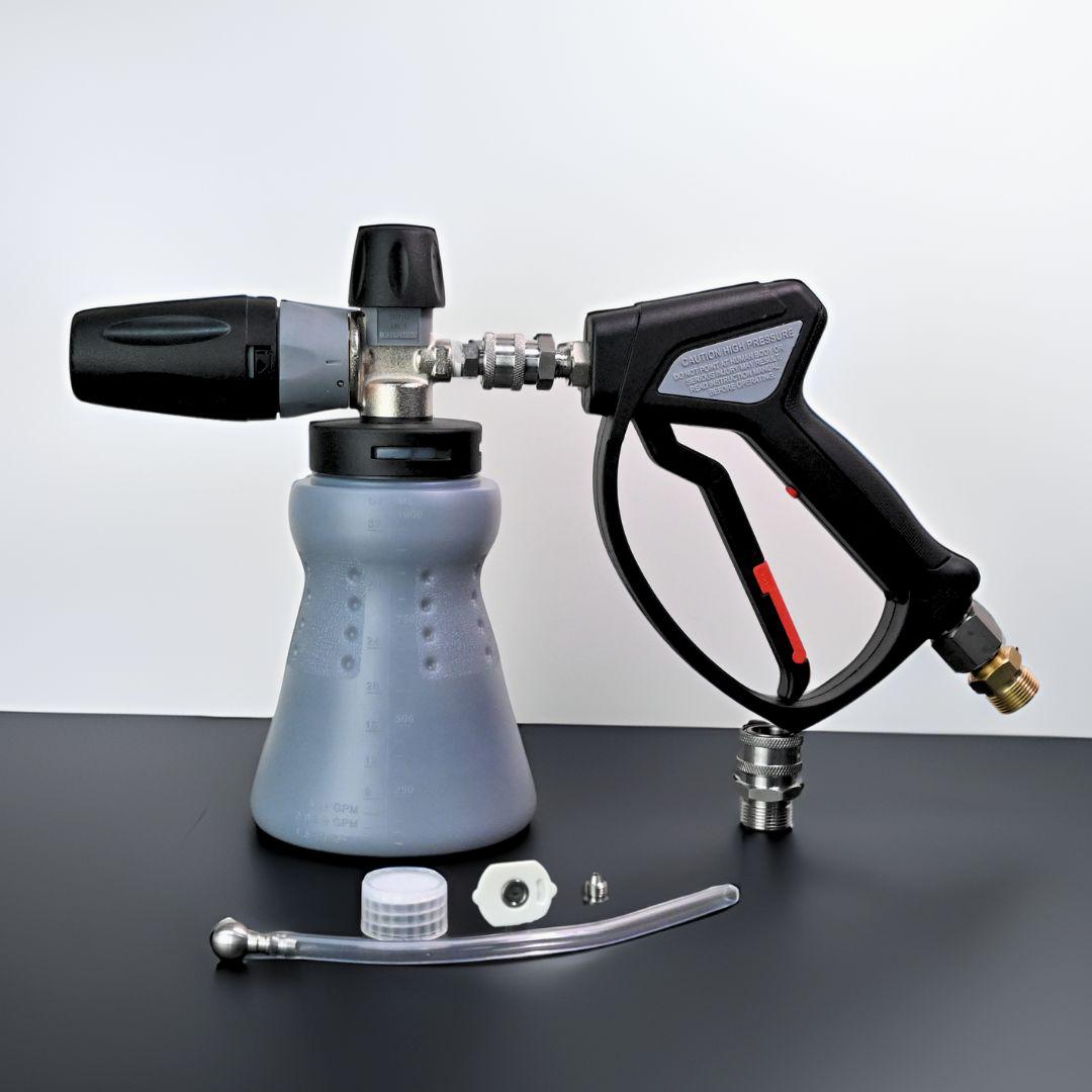 MTM HYDRO SPRAY GUN &amp; FOAM CANNON PRO KIT QC Wide mouth connection-Pressure Washer Spray Gun-MTM Hydro-M22 14mm-3.0 40°-Yes-Detailing Shed