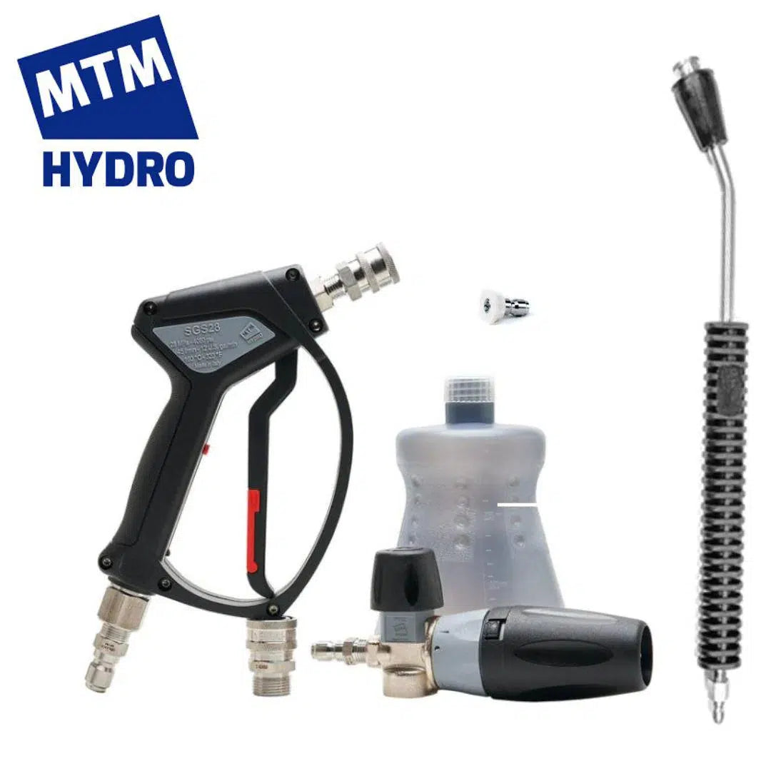 MTM HYDRO Premium Kit 1 Pro With SS Swivel inc 15m Hose-Pressure Washer Accessories-MTM Hydro-Premium MTM Kit 1 Pro with SS swivel-Detailing Shed