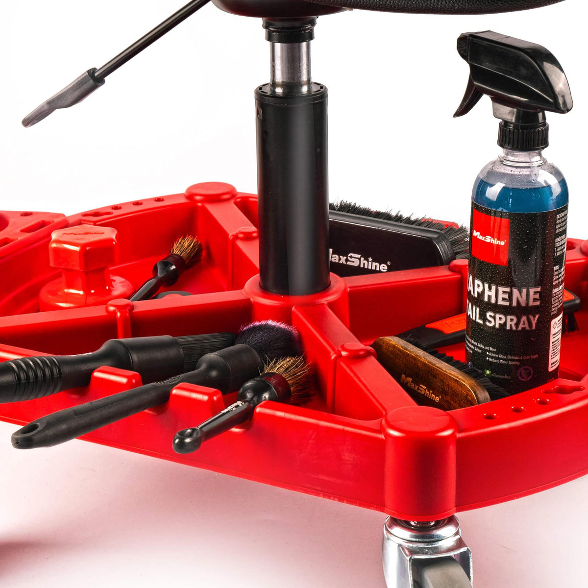 Maxshine Detailing Stool With Tool Tray-Foam Cannon Holder-Maxshine-Stool With Tool Tray-Detailing Shed