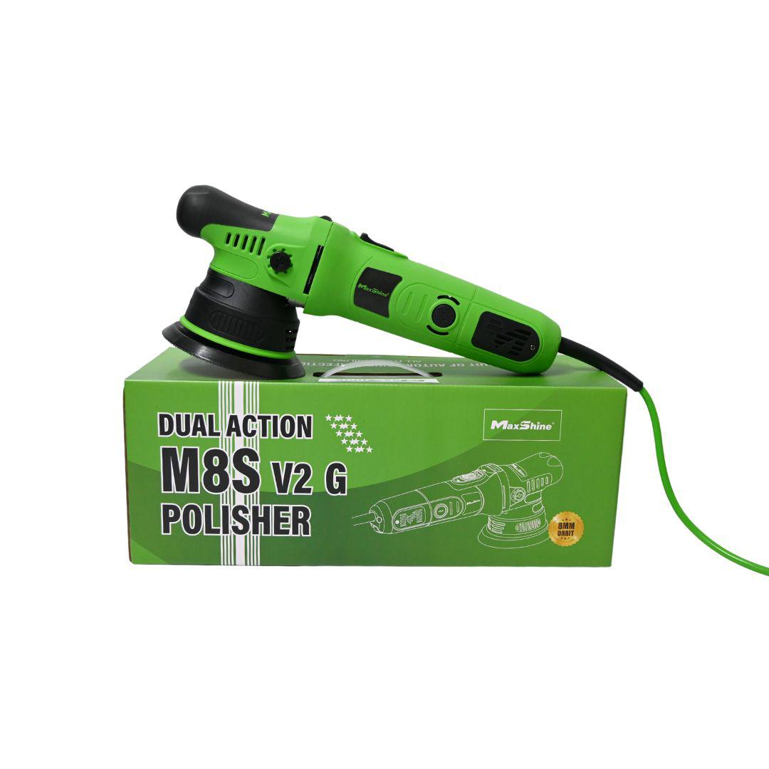 Maxshine M8S V2 8mm/1000W Upgrade Dual Action Polisher 5Inch-Polish Machine-Maxshine-Green-Detailing Shed