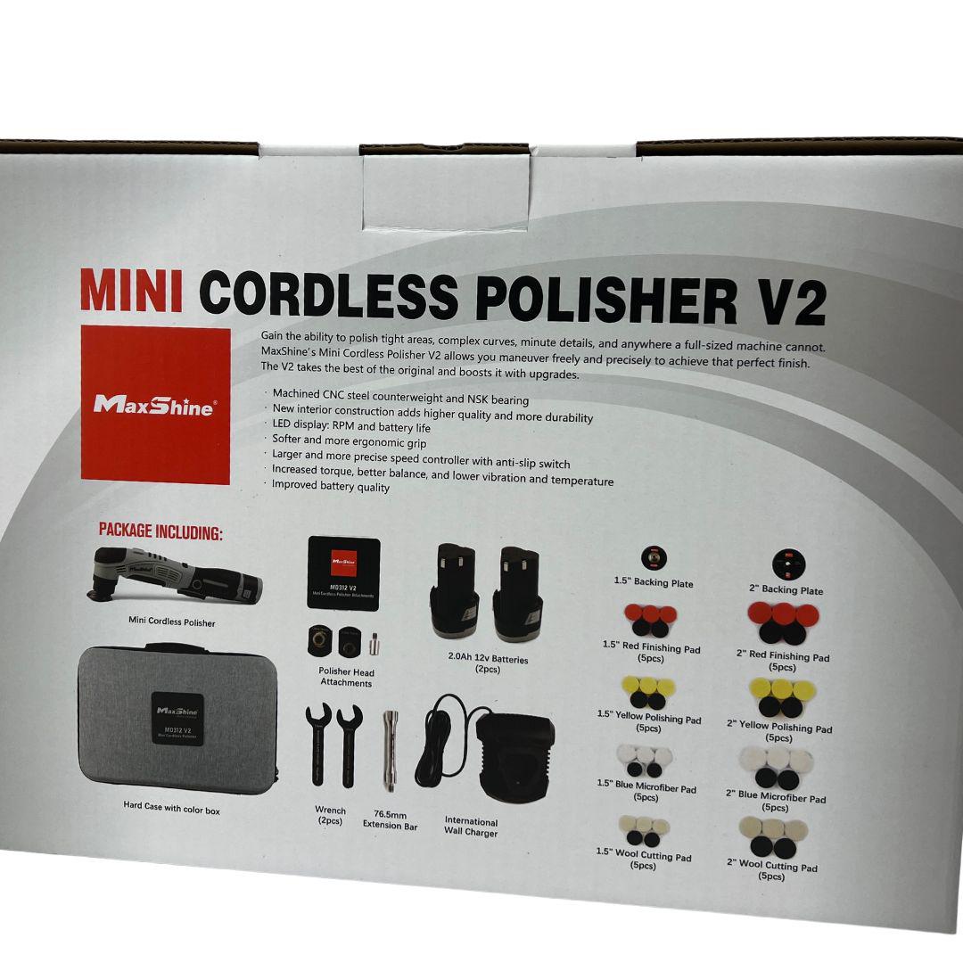 Maxshine Mini Cordless Polisher M0312 Version 2-Polishers &amp; Buffers-Maxshine-Detailing Shed