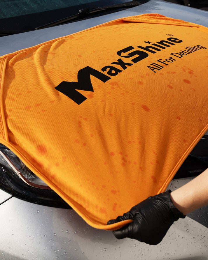 Maxshine Twisted Loop Microfiber Car Towel with Pockets 800GSM