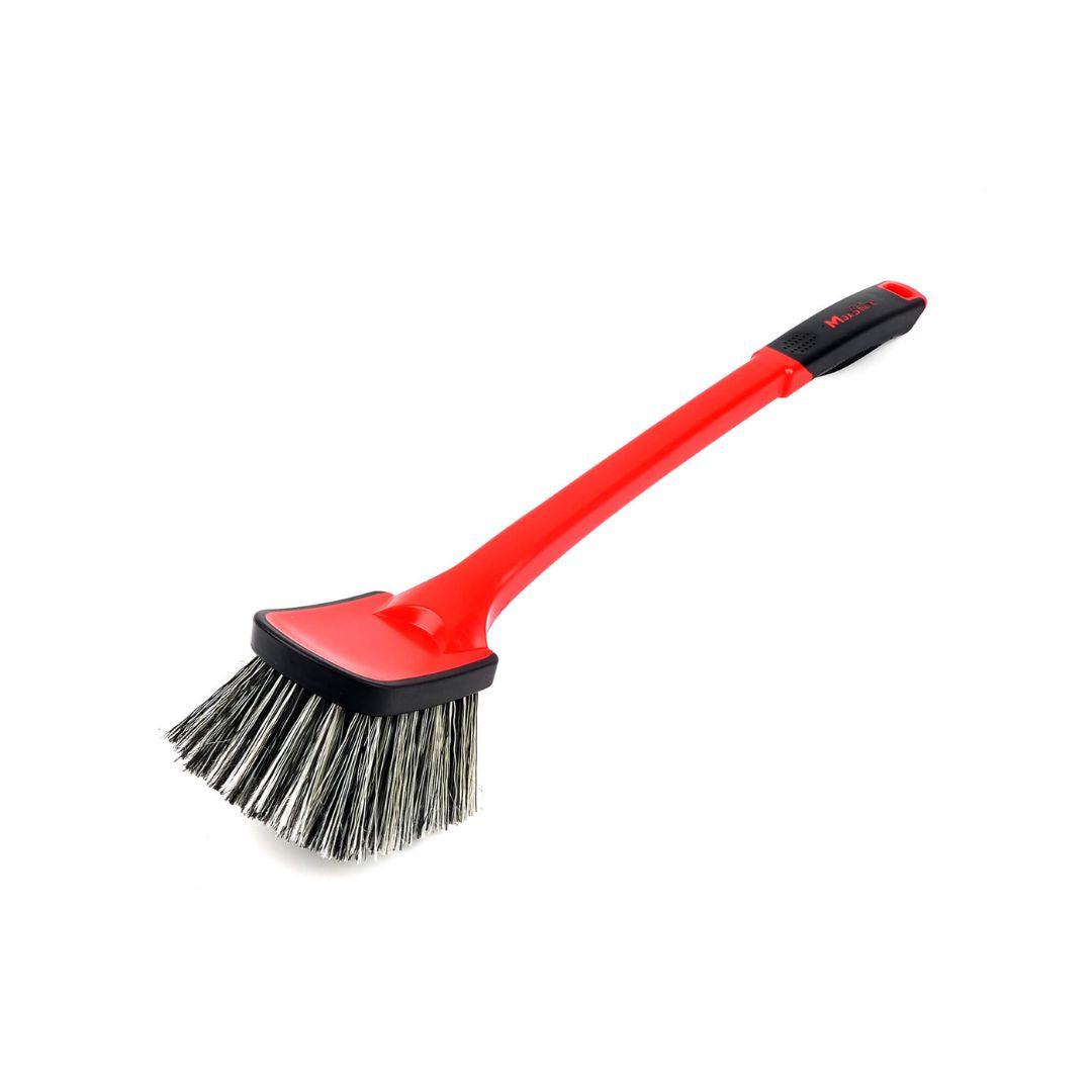 Maxshine Soft Grip Tire & Wheel Cleaning Brush-Long Handle - Tire & Wheel Cleaning Brush
