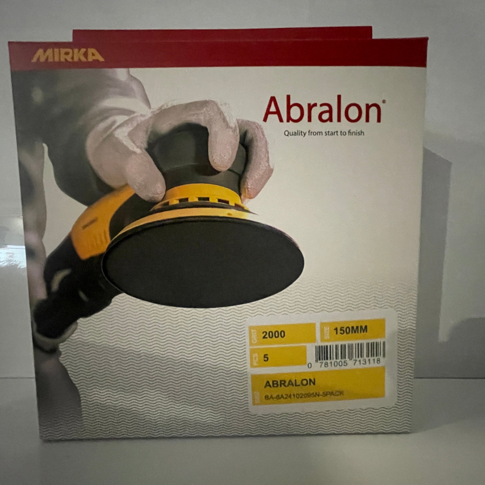 Mirka Abralon Foam Sanding Discs 6Inch 150mm-Sanding Disc-Mirka-Detailing Shed