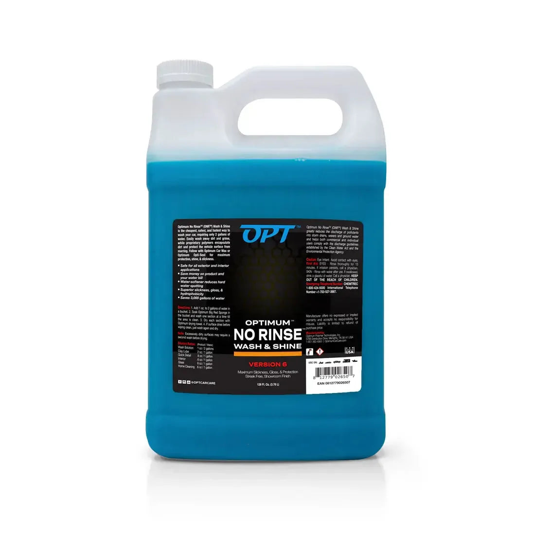 Optimum No Rinse Wash & Shine ONR V6-Waterless Wash-Optimum-Detailing Shed