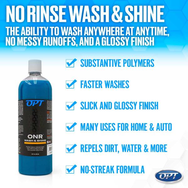 Optimum No Rinse Wash &amp; Shine ONR *New Formula*-Waterless Wash-Optimum-Detailing Shed