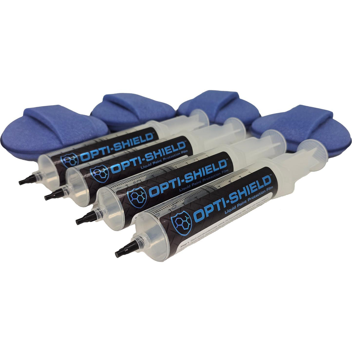 Opti-Coat Opti-Shield Liquid Paint Protection Film-Ceramic Coating-Optimum Opti-Coat-Opti-Shield 10YR Pack 4 Layers 120cc-Detailing Shed