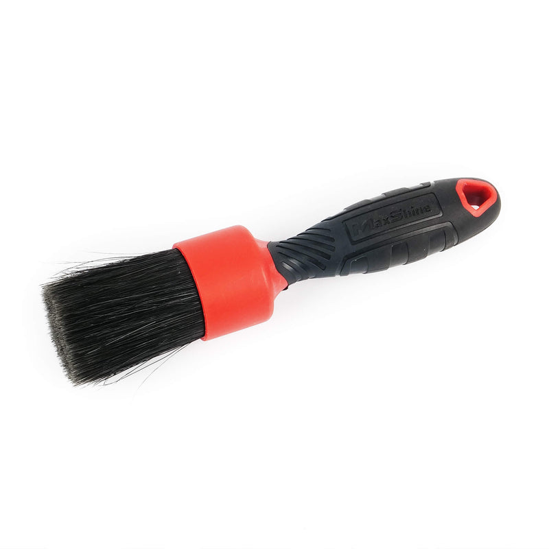 Maxshine Mixed Bristle Detailing Stubby Brush Red-Utility Brush-Maxshine-Black/Red Stubby Brush-Detailing Shed