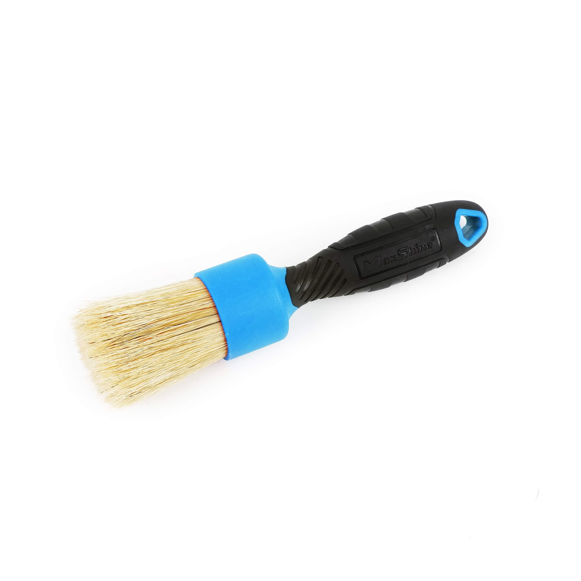 Maxshine Natural Boar’s Hair Detailing Stubby Brush-Utility Brush-Maxshine-Black/Blue Stubby Brush-Detailing Shed