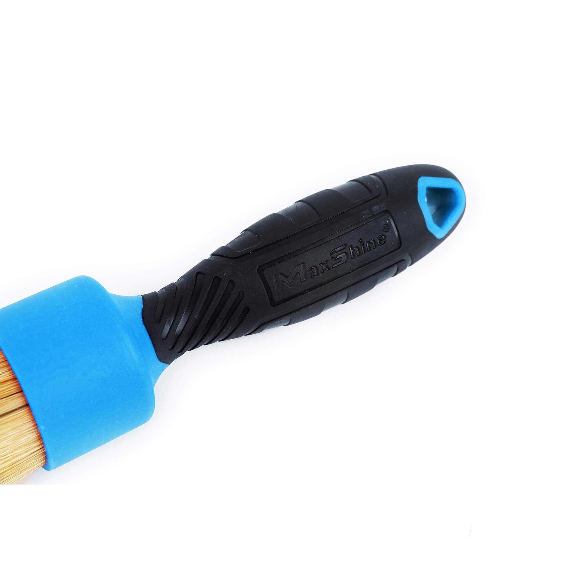 Maxshine Natural Boar’s Hair Detailing Stubby Brush-Utility Brush-Maxshine-Black/Blue Stubby Brush-Detailing Shed