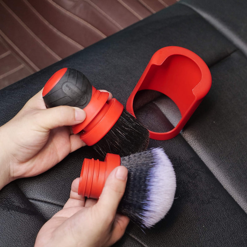 Maxshine Curved Grip XL Detailing Brush Twin Pack-Utility Brush-Maxshine-Red-Twin Pack-Detailing Shed