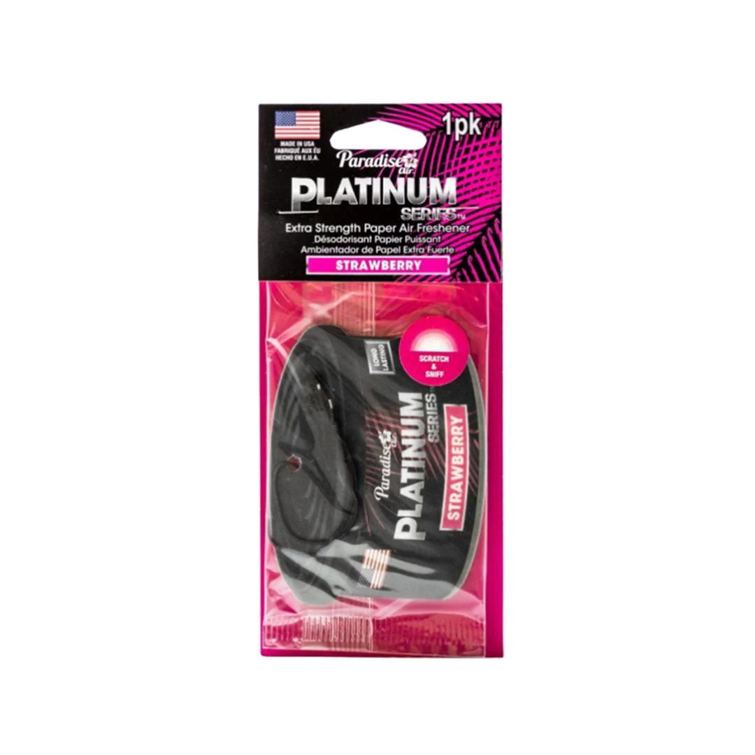 PARADISE Platinum Series Paper Air Freshener-Air Freshener-Paradise Air-Strawberry-Detailing Shed