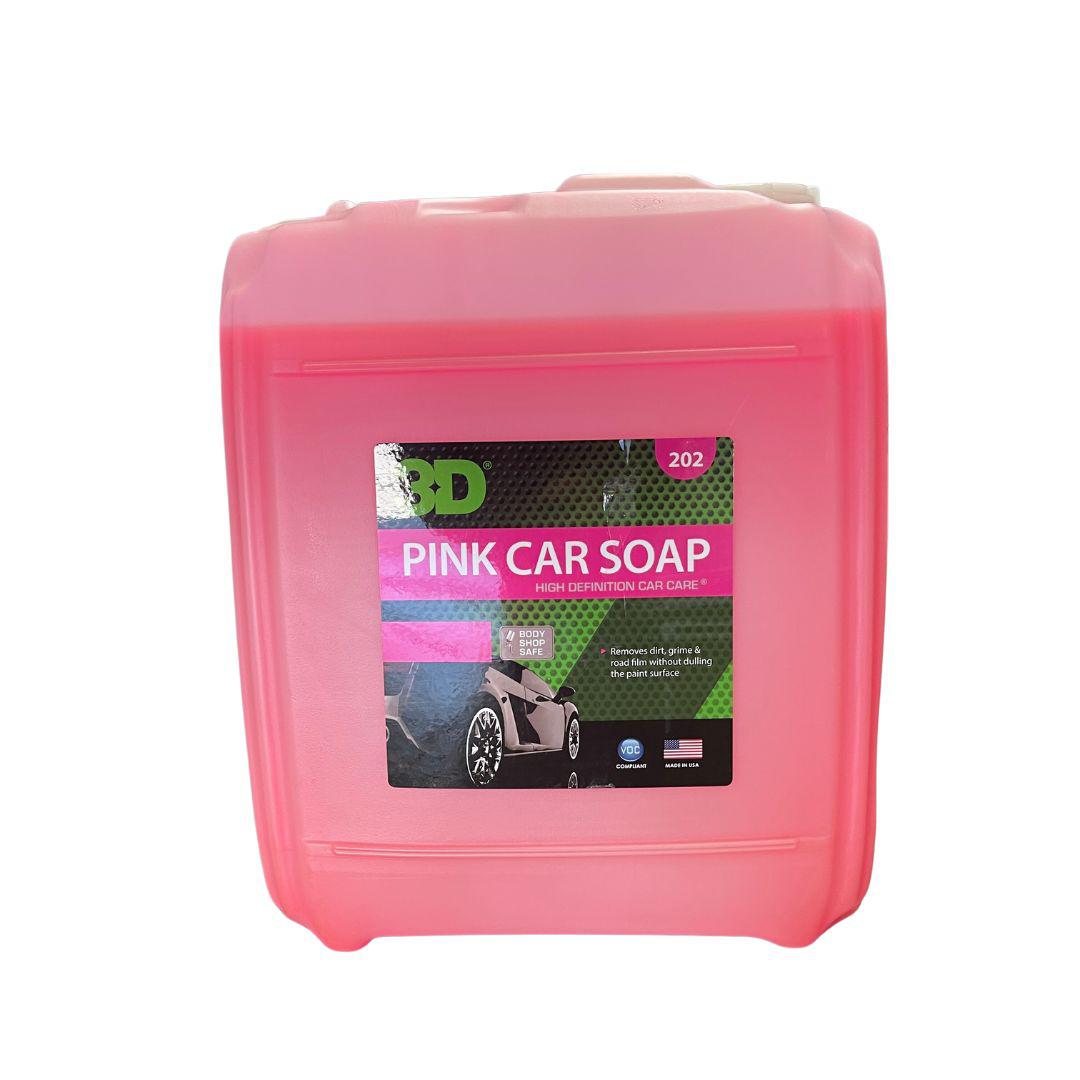 3D Pink Car Soap (473ml/3.78L/20L)-Vehicle Waxes, Polishes &amp; Protectants-3D Car Care-20L-Detailing Shed