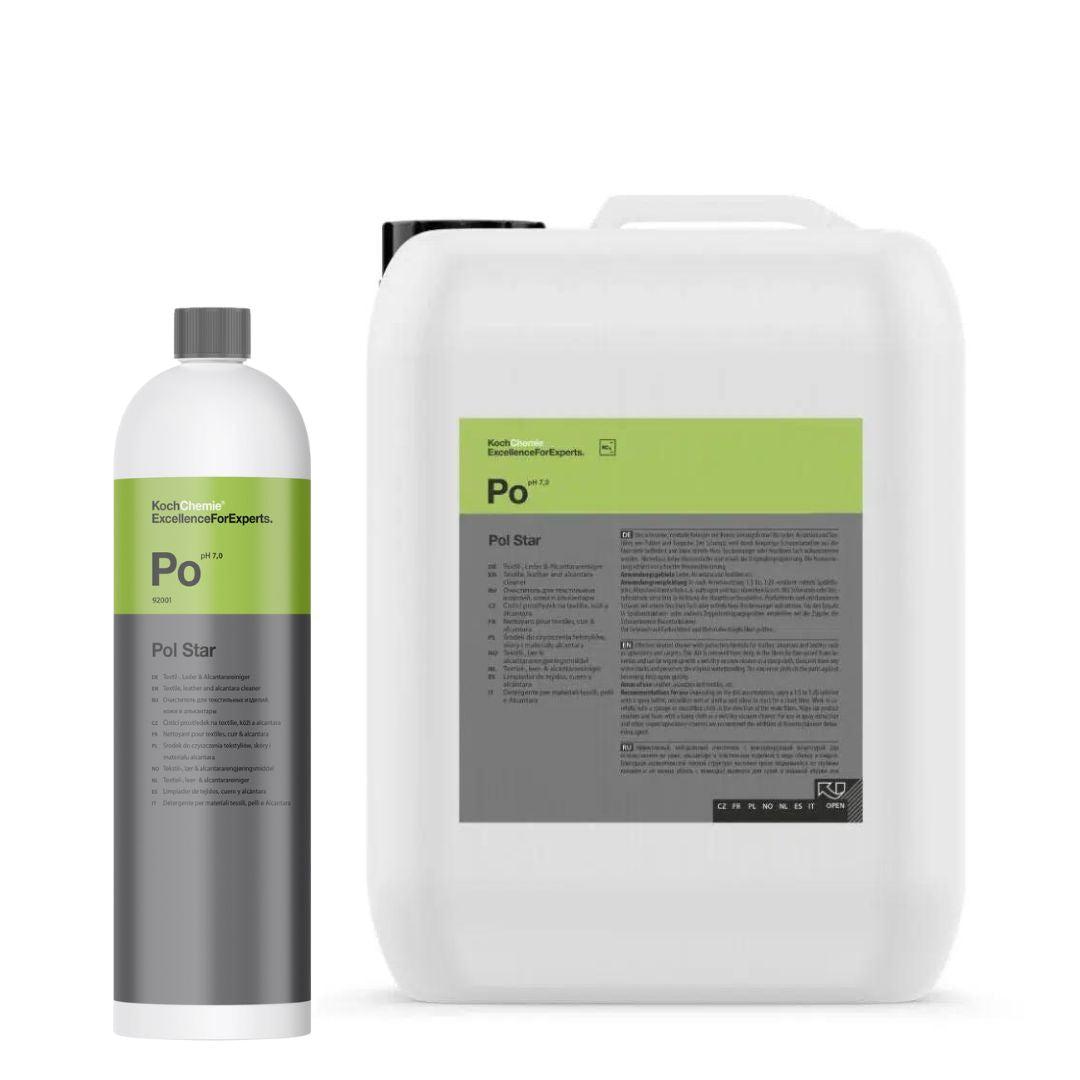 Koch Chemie Pol Star PO – Textile, Leather &amp; Alcantara Cleaner 1L/5L-Interior Cleaner-Koch-Chemie-Detailing Shed