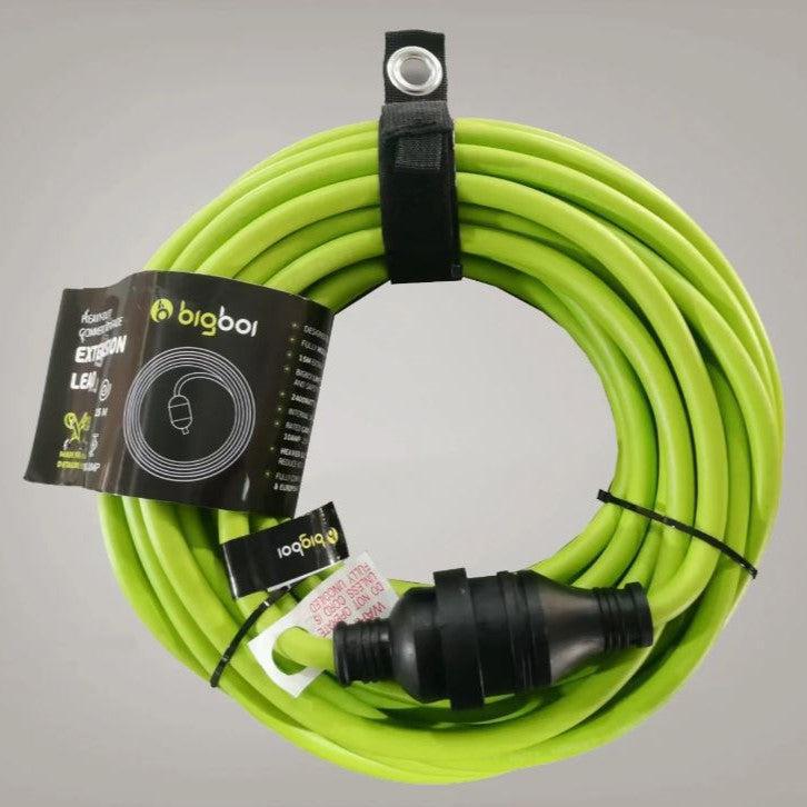 BIGBOI Extra Heavy Duty Commercial grade 15M Extension Lead 10 Amp-Pressure Washer Accessories-BigBoi-POWRLEAD15-Detailing Shed